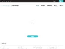Tablet Screenshot of juliocolomer.com